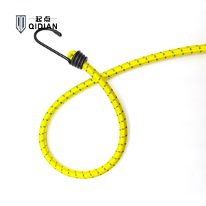 Cordons élastiques avec deux crochets en carbone, 8 mm, 150 cm, <span class=keywords><strong>corde</strong></span> en polyester et latex noire, pour le contrôle des charges, utilisation moto, écologique, durable, 33 kg - Product Image 5