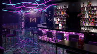 Narguilé commercial salon discothèque meubles LED comptoir de bar à vendre coloré RGB lumière LED hôtel comptoir de bar discothèque