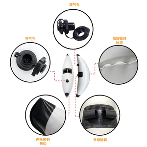 PVC Inflatable chuối Twin Side ổn định OUTRIGGER câu cá Kayak <span class=keywords><strong>Float</strong></span> - Product Image 6