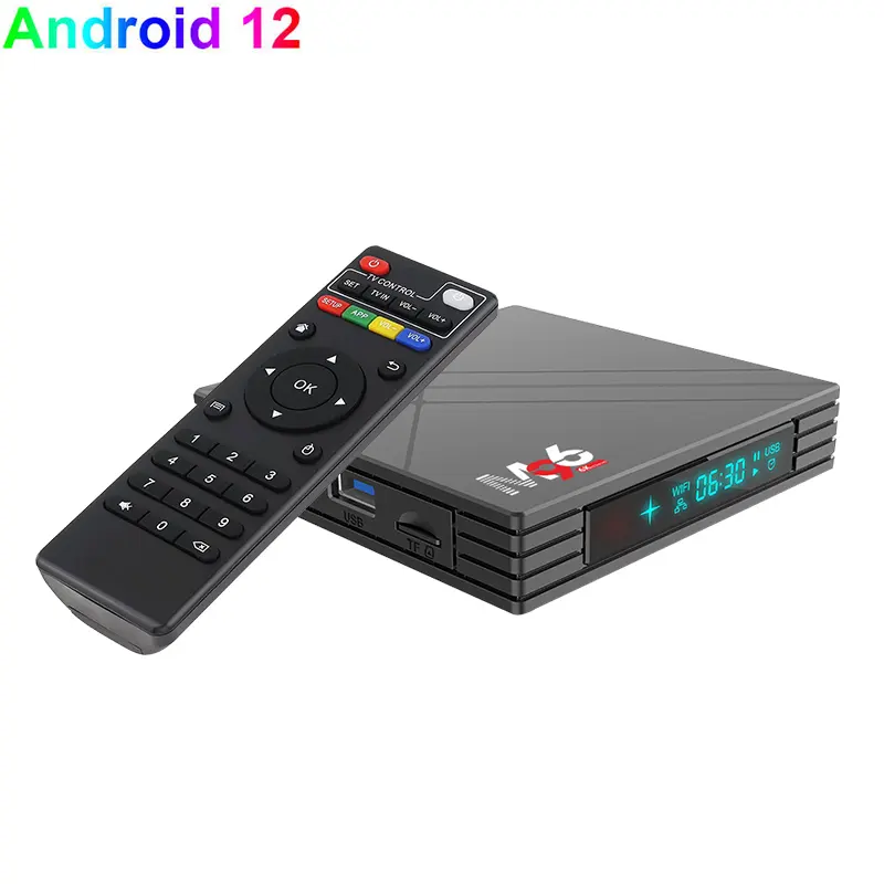 Tripsky M96-H6 Allwinner H618 Android 12 TV kutusu 32gb 64gb 6K Ultra HD 4K Set Top Box çift WiFi Bluetooth akıllı TV kutusu