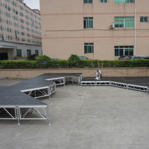 Escenario Portátil Modular Desmontable de Aluminio con Fácil Montaje para Actuaciones en Festivales al Aire Libre - Product Image 6