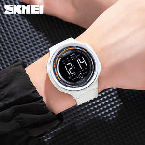 Montre chronographe pour homme <span class=keywords><strong>SKMEI</strong></span> <span class=keywords><strong>1841</strong></span>, design tendance de luxe supérieur, bracelet en silicone, prix bas, promotion électronique - Product Image 3