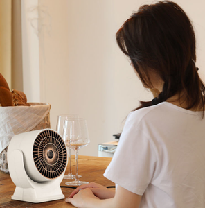Wholesale Customizable Portable Mini Movable Heater <b>Fan</b> With Bladeless Usb <b>Stand</b> Heaters for Room Home Baby Safety Cut Off - Product Image 6