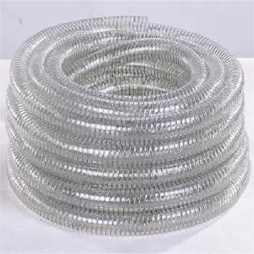 2024Spring Reinforced Suction Hose Pvc Spiral Steel Wire Reinforced Water Pipe Product Pvc Steel Wire Reinforced Hose