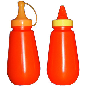 Bouteille de sauce en plastique mat de qualité alimentaire 250 ml, pour tomate, mayonnaise, chili, avec bouchon twist & flip-top 38 mm 38/400, bouteille à presser - Product Image 5