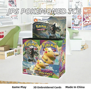 Wholesale Copy <strong>Pokemoned</strong> Genuine TCG <strong>Trading</strong> <strong>Cards</strong> Rare Paper Collections for Scarlet Violet Miracle Journey <strong>Gold</strong> Game Play - Product Image 2