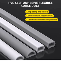 Organisateur de câbles flexible en PVC solide haute résistance, anti-déformation, facile à nettoyer, gaine de gestion des fils -5~65 Runqi RQ-ZZXC
