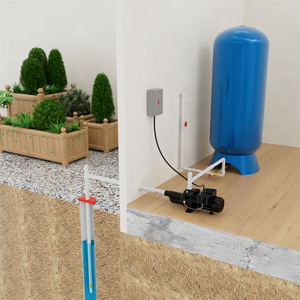 GP DP250 1/2 HP Bomba De Jato Conversível 11 GPM ferro fundido conversível poço profundo raso bomba a jato com interruptor de manômetro - Product Image 2