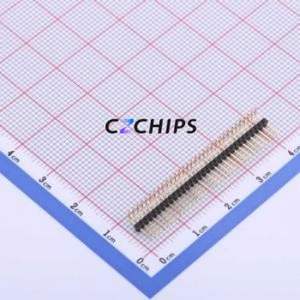 X1311WR-32J-C26D40 Pin Header Bent Lead Through Hole,P=1.27mm Connector 1x32P 1.27mm 1.27mm Pin Header - Product Image 1