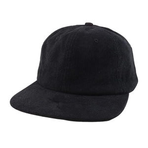 Personalizado de alta calidad de 6 paneles de sombreros de pana logotipo personalizado deporte al aire libre sombrero al por mayor Vintage de pana en blanco Snapback sombrero - Product Image 6