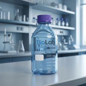 ขวดรีเอเจนต์ทรงกลมแก้วใสพร้อมฝาเกลียว DIN/ISO 4796 ยี่ห้อ BIOLAB - Product Image 3