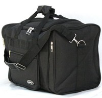 Sac de sport unisexe noir de 18 pouces et 40lb à fermeture éclair pour le voyage et l'extérieur KEL18