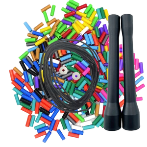 Cuerda de Saltar con Cuentas de Colores y Logotipo Personalizado <span class=keywords><strong>para</strong></span> Ejercicios de Fitness - Product Image 1