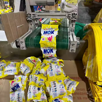 Poudre à lessiver parfumée au citron de la marque MOK, vente en gros d'usine, formats 400g et 800g