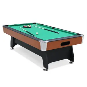 8ft Pro Amerikaanse Deluxe Pooltafel Met Rode Doek Ball Return