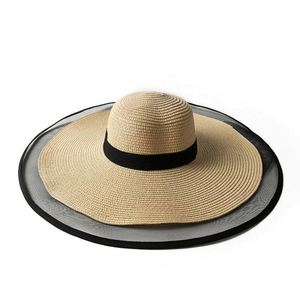 Large Brim <b>Hat</b> Versatile Fisherman <b>Hat</b> <b>Summer</b> Sun Shade Straw <b>Hat</b> - Product Image 4