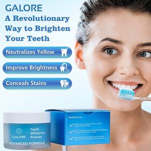 Soins dentaires personnalisés en usine nettoyage des dents blanchir V34 poudre de blanchiment des dents Logo privé étui <span class=keywords><strong>Younik</strong></span> modèle 0177 de qualité alimentaire - Product Image 2