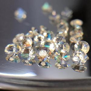 Andesine naturelle, labradorite, pierre précieuse taillée en diamant, taille brillant ronde, pierre de lune arc-en-ciel de Madagascar pour la fabrication de bijoux - Product Image 4