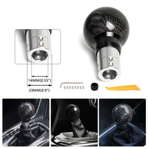 Pommeau <span class=keywords><strong>de</strong></span> <span class=keywords><strong>levier</strong></span> <span class=keywords><strong>de</strong></span> <span class=keywords><strong>vitesse</strong></span> universel en fibre <span class=keywords><strong>de</strong></span> carbone noir <span class=keywords><strong>automatique</strong></span> pour Mazda Honda civi - Product Image 3