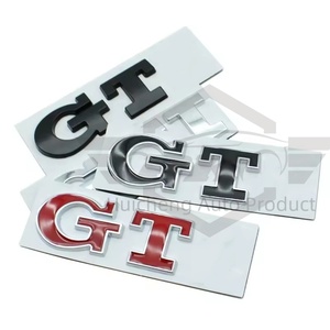 Nuovo Stile Emblema 3D in Metallo per <span class=keywords><strong>Auto</strong></span>, Adesivo Decorativo per Bagagliaio Posteriore per <span class=keywords><strong>Volkswagen</strong></span> GTI Golf Polo Touran Passat Jetta Tiguan GTD - Product Image 4