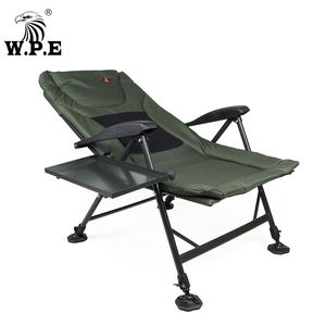 W.<span class=keywords><strong>P</strong></span>.E. Nieuwe verstelbare armleuningen buitenstoelen groene strandstoelen opvouwbare draagbare karpervis-aas tafelstoelen - Product Image 6