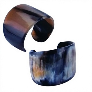กำไลข้อมือวินเทจลายหินอ่อนสีน้ำตาลเข้ม-น้ำเงิน  เครื่องประดับแฟชั่นสำหรับทุกเพศ  สำหรับผู้หญิง - Product Image 1