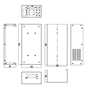 Boîtier de contrôleur d'éclairage LED traité par le fabricant, châssis en tôle d'<span class=keywords><strong>acier</strong></span> inoxydable de haute précision, couvercle de coffret - Product Image 6