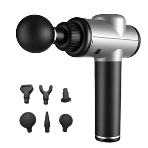 De negro percusión fisioterapia masaje máquinas <span class=keywords><strong>para</strong></span> deportes sin cuerpo tejido profundo vibración masaje muscular arma - Product Image 4