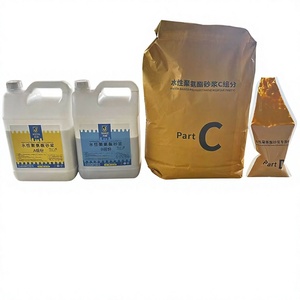Mortier polyuréthane à base d'eau, liquide et poudre, composants A, B, C pour revêtement de sol - Product Image 1