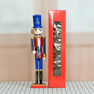 Ornements de Noël bleus uniques, décoration de Noël bleue, <span class=keywords><strong>casse</strong></span>-<span class=keywords><strong>noisette</strong></span> pour la décoration des fêtes - Product Image 1