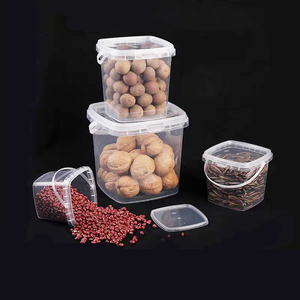 PET transparente de alta resistencia 12oz 16oz 24oz 32oz Botellas de bebidas de té de jugo sin BPA de grado alimenticio con tapas y asa para refrescos - Product Image 4