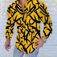 Kemeja Sosial Mewah Kemeja Pria Baru Ramping Fit Lengan Panjang Kemeja Kerah Kancing Kamisol Homme Kasual Klub Prom Kemeja Pria