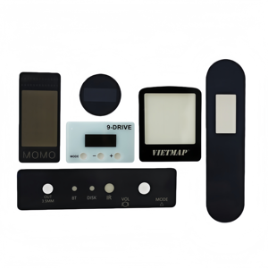 Panneau frontal en acrylique de haute qualité OEM avec impression sérigraphique, membrane en feuille plastique, bouton tactile, interrupteur QD-236, laminage de film - Product Image 3