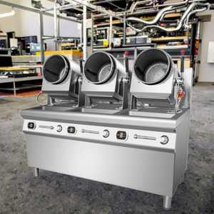 Máquina de Cocina Automática de Acero Inoxidable Personalizada SEMIKRON, Robot para Arroz Frito, <span class=keywords><strong>Wok</strong></span> Eléctrico Inteligente a Gas, 3000-5000W - Product Image 3