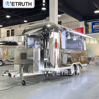Wetruth Remorque Bar Mobile Personnalisée, Camion de Restauration et Remorques Alimentaires Entièrement Équipées aux Normes Américaines, Camion de Boulangerie