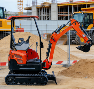 מחפר זחלי קטן במיוחד 1.5 טון 1.8 טון, דגם Strong Power Bagger Machine E/EPA Euro 5,  לשימוש בחללים צרים. - Product Image 3