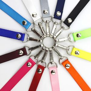 Custom Colorful Ribbon <b>Key</b> Chain Card Holder Neck Strap Badge Neck Rope Badge Exhibition Name Tag Cord <b>Lanyards</b> - Product Image 2