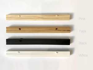 Bán buôn Gỗ Tếch từ Áp phích treo khung biểu tượng tùy chỉnh khung ảnh vải bằng gỗ cáng thanh để sử dụng nhà - Product Image 6