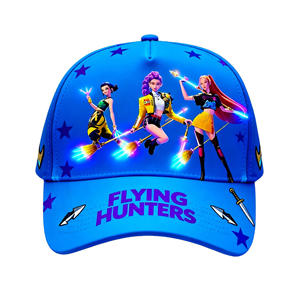 หมวกเบสบอลเด็กพิมพ์ลายการ์ตูนอนิเมะ K-Pop Demon Hunters Huntrix แบบกำหนดเอง หมวกเบสบอลลำลองสำหรับเล่นกีฬา - Product Image 4