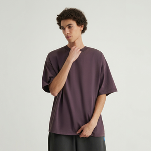 Camiseta Personalizada para Hombre 100% Algodón, Fabricante, Corte Holgado, Hombros Caídos, Lavado Vintage, Ecológica, 320g, Impresión Serigráfica - Product Image 1