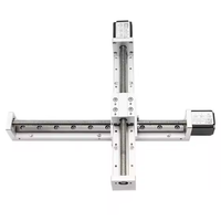 UMOT Mini 24V CNC Riel Lineal de 2 Ejes Mesa XY Sistema de Posicionamiento Lineal Motorizado Brazo Robótico Industrial para Dispensador Robótico
