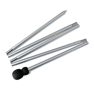 6000 7000 7001 T6 Tube pliant télescopique en aluminium à extension flexible rétractable pour le soutien et la connexion des poteaux de tente de camping