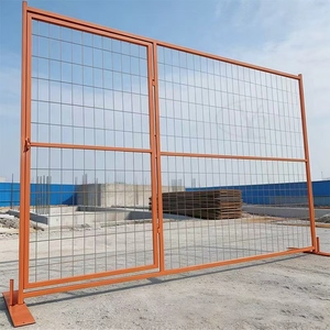 Panneaux de clôture de chantier temporaires à soudure complète YC <span class=keywords><strong>avec</strong></span> <span class=keywords><strong>plaque</strong></span> de base amovible – Clôture de chantier durable et sécurisée - Product Image 2