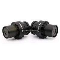 WF mikroskop Stereo dapat disesuaikan, lensa mata 20X 12mm 30mm