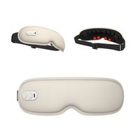 Soulagement du stress sans fil intelligent compresse chaude électrique soins oculaires masque de sommeil par vibration rechargeable masseur pour les yeux