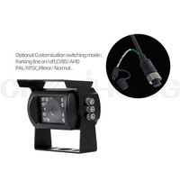 HD IP69K étanche IR Vision nocturne grand Angle CMOS CCD capteur rétroviseur CCTV caméra DVR NVR stockage de données pour voiture Bus camion