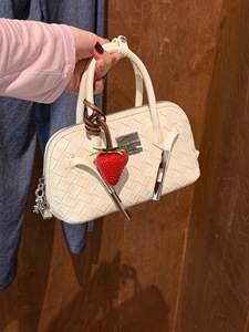 Borsa a tracolla in tessuto impermeabile <span class=keywords><strong>Laura</strong></span> Times con cerniera, resistente e portatile, con portachiavi a fragola e tracolla rimovibile - Ingrosso di fabbrica - Product Image 4