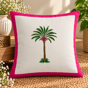 Cojines de algodón con estampado tradicional a mano, suaves, transpirables y decorativos para dormitorio, sala de estar, hotel y decoración del hogar. - Product Image 4