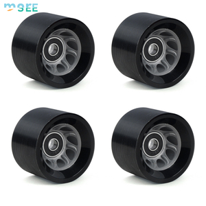 SeeMore 4 ruote 58*32/39mm 82A per <span class=keywords><strong>pattini</strong></span> <span class=keywords><strong>a</strong></span> <span class=keywords><strong>rotelle</strong></span> da interno/esterno, per Roller Derby e pattinaggio di velocità, ruote di ricambio - Product Image 4