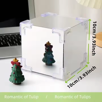 Handgemaakte DIY Tulpenspiegel Nachtlampje Tafellampen Tuinornament Ambacht voor Slaapkamer Verjaardagscadeau Valentijn Verlichtingsdecoratie